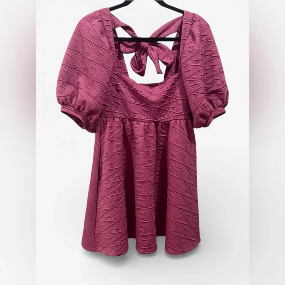 Free‎ People Pink Textured Mini Dress
